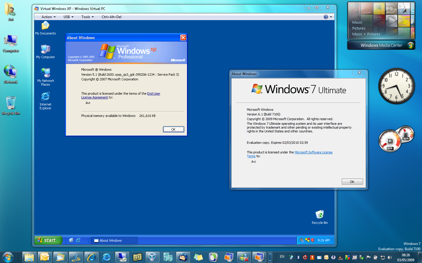 Windows 7 Virtual Machine