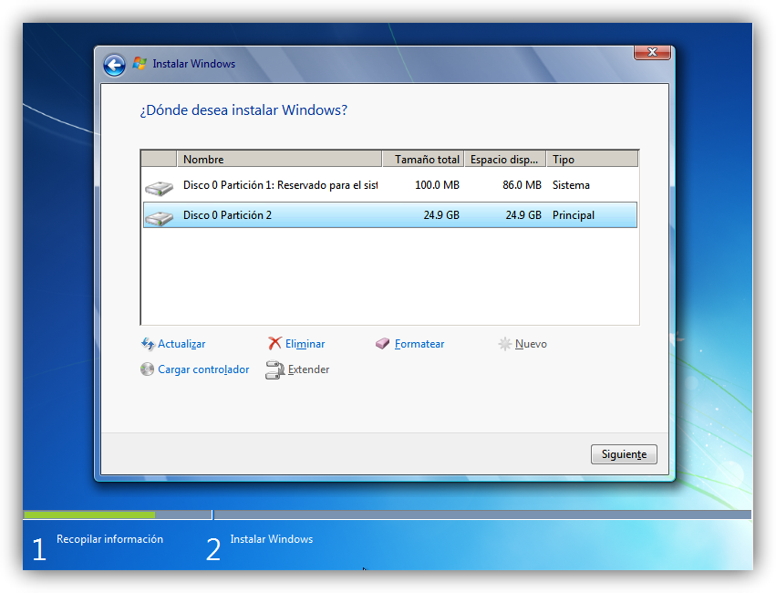 Eliminar Particion En Windows Vista