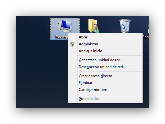 Crear Particiones Windows Vista