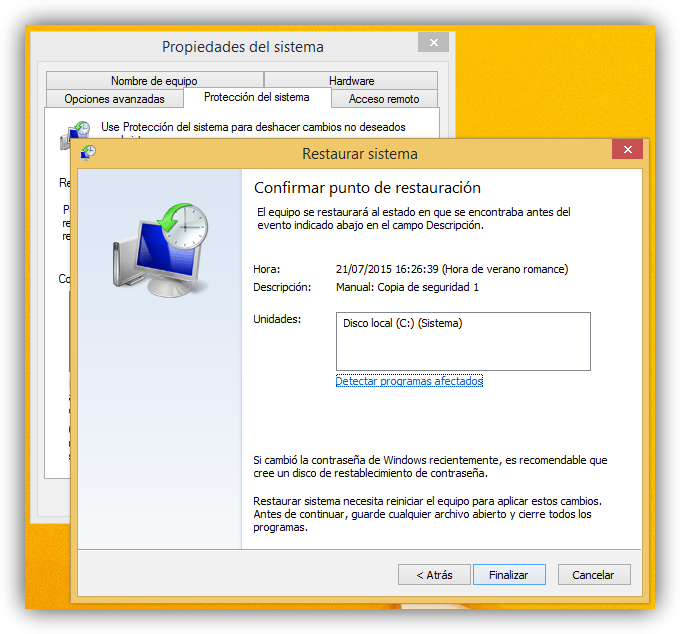 Como Regresar A Un Punto De Restauracion En Windows Vista