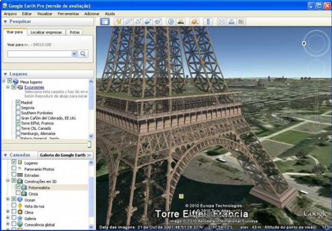 Google Earth Pro en París