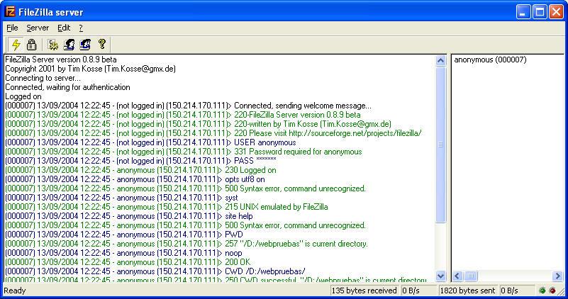 Windows xp filezilla server putty private key file winscp command