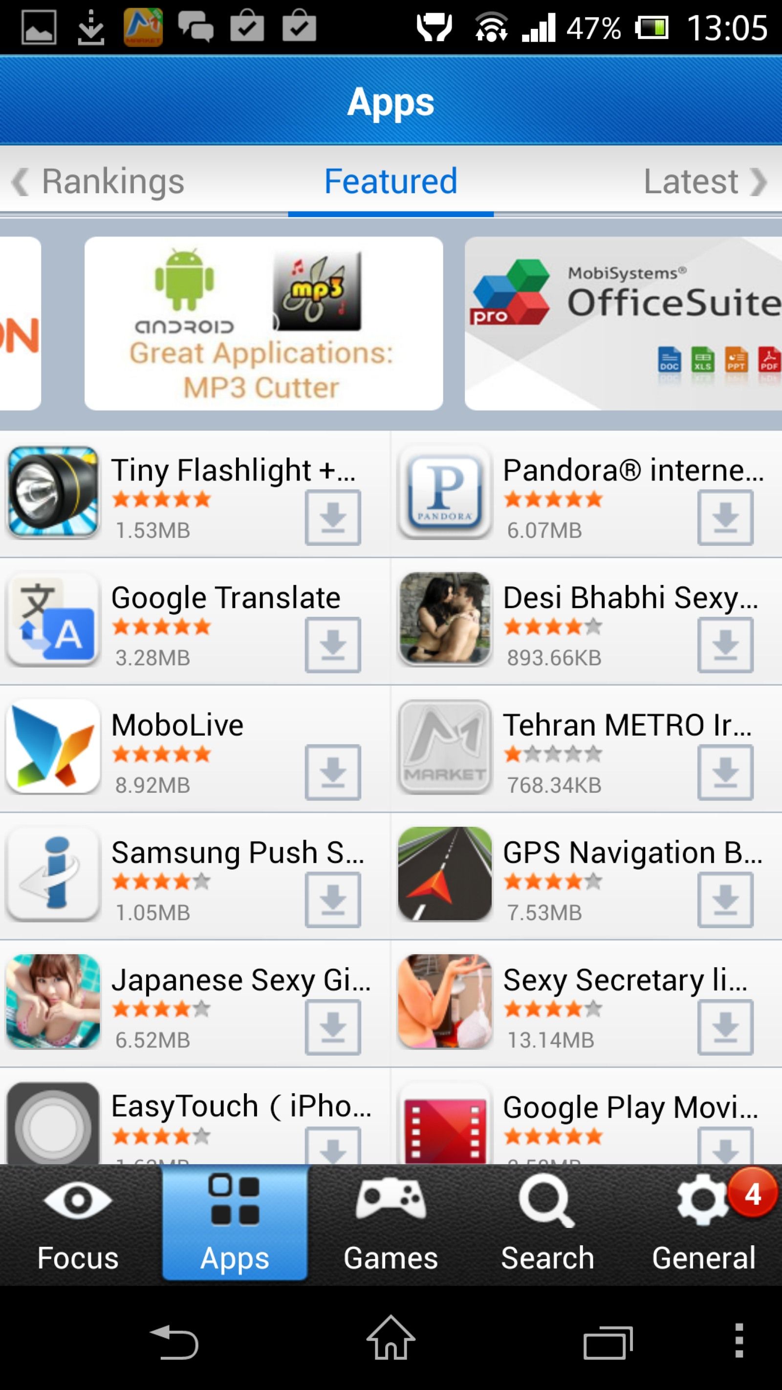 4 tiendas de aplicaciones oficiales de Android alternativas a la Play Store
