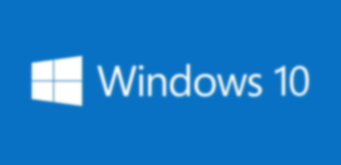 Logo de Windows 10 borroso
