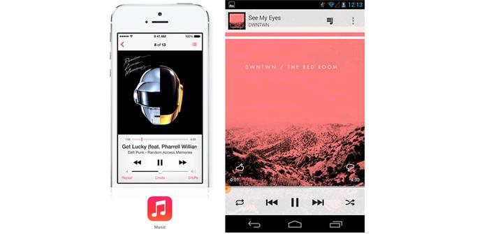 Apple Music en iOS y Android