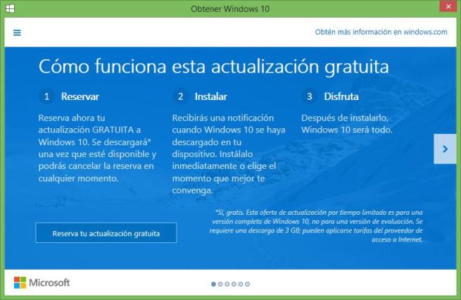Obtener Windows 10 de forma gratuita