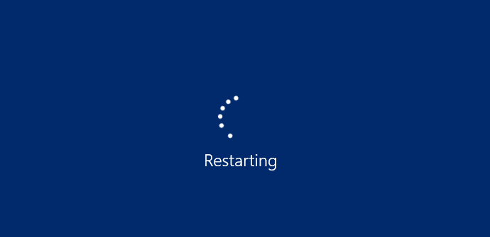 Reiniciando Windows 10