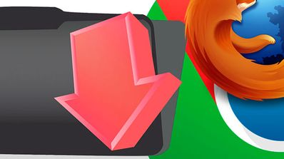 Carpeta descargas Chrome y Firefox