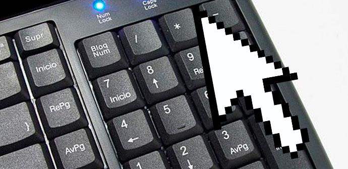mover ratón con teclado