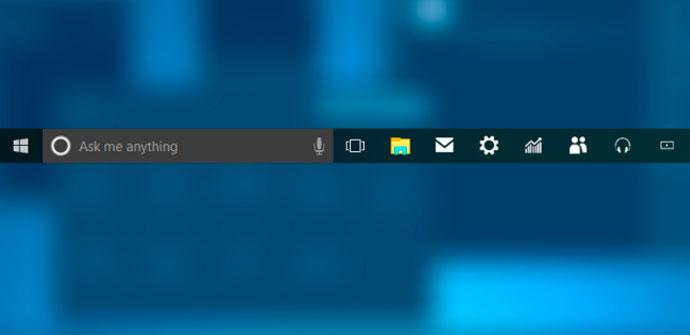 ocultar barra de tareas Windows 10