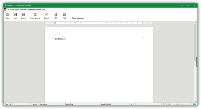 Notebookbar en LibreOffice 5.3