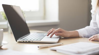 Trabajando con el portatil