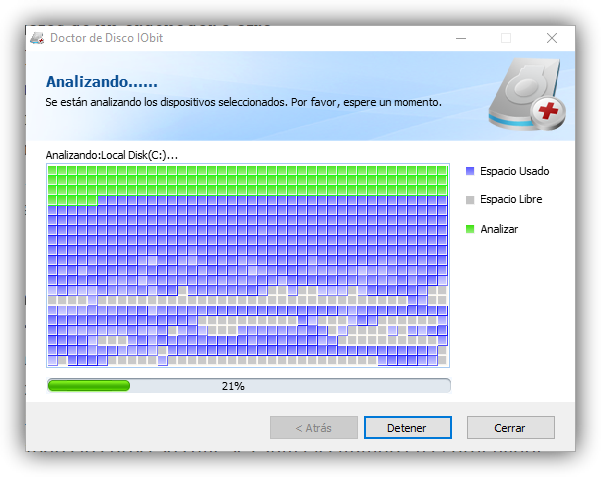 Advanced SystemCare 10 - Analizar disco duro