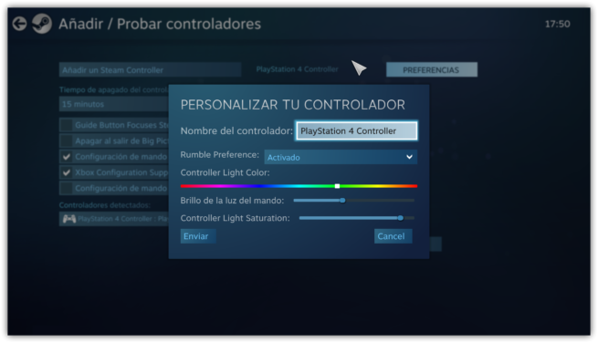Configurar mando PS4 en Steam