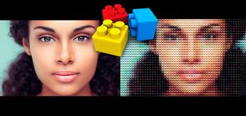 Crea tu propio retrato con piezas de LEGO en Photoshop