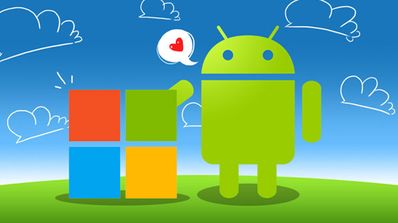 Android Bing Microsoft