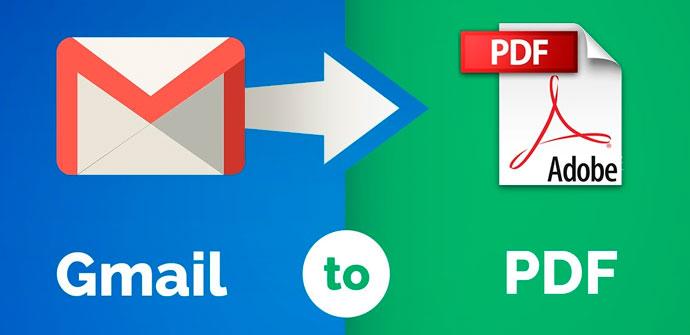 Gmail a PDF