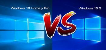 Diferencias entre Windows 10 Home, Windows 10 Pro y Windows 10 S
