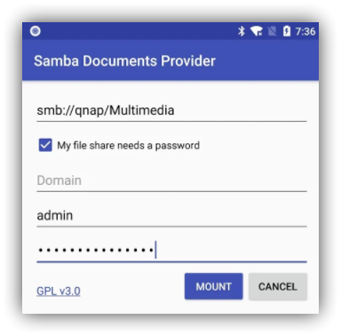Samba share android - jeryca