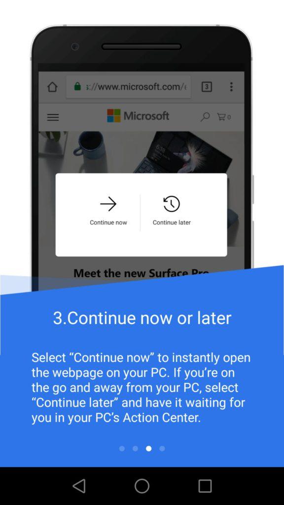 Instrucciones conectar Android con Windows 10 Fall Creators Update