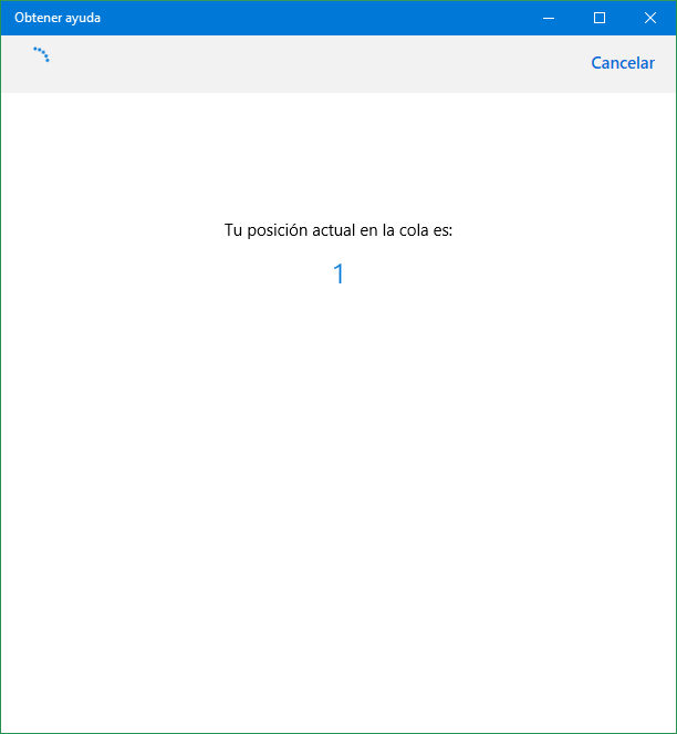 Obtener ayuda en Windows 10 - Chat 1
