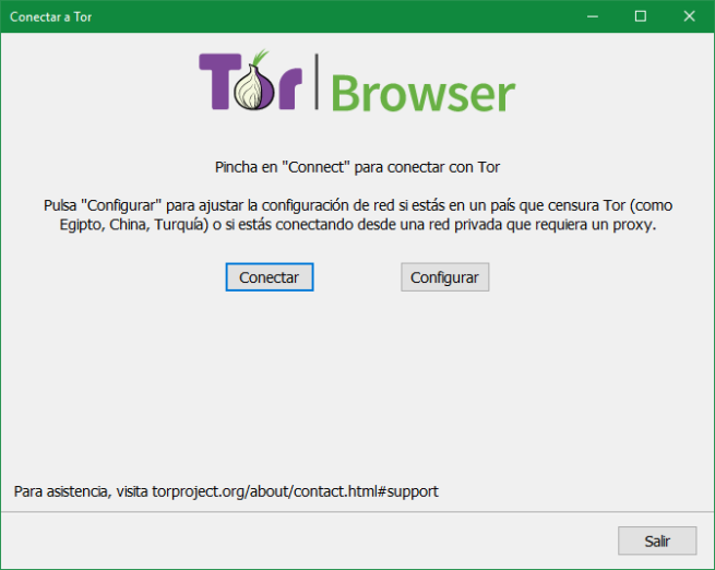 Asistente Tor Browser 7.5