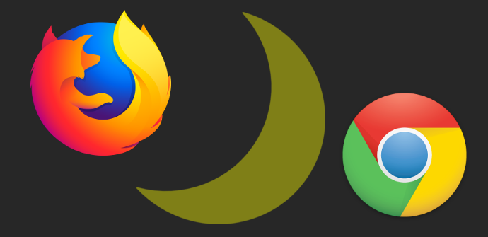 Modo Oscuro Google Chrome Firefox