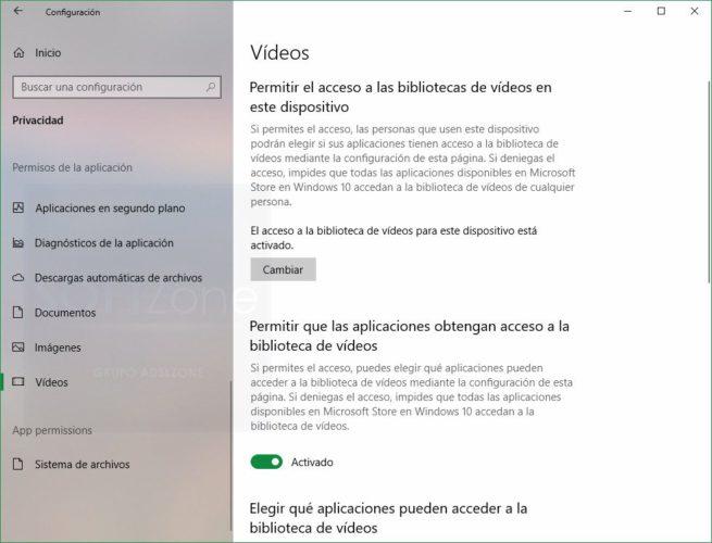 Privacidad Documentos Fotos Videos Windows 10 Spring Creators Update -004