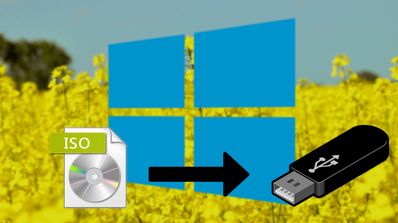 Windows 10 Spring Creators Update grabar USB