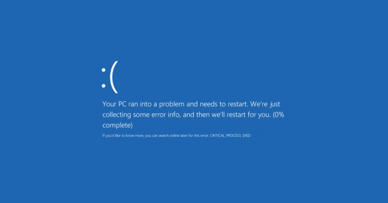CRITICAL_PROCESS_DIED Windows 10 April 2018 Update