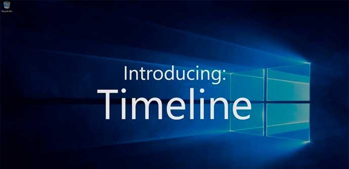 Timeline Windows 10