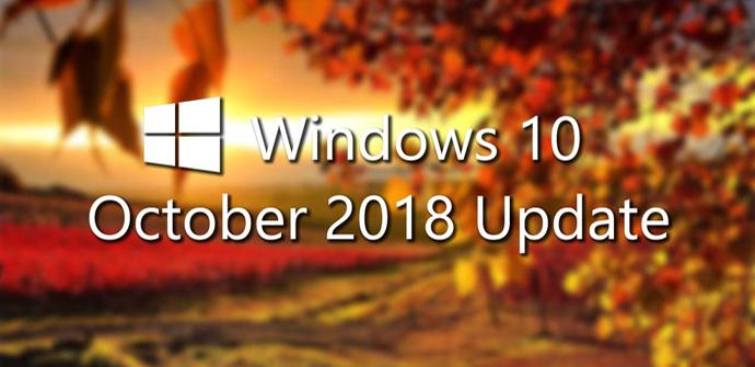 Windows 10 October 2018