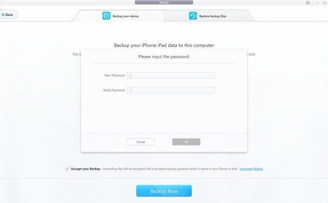 DearMob iPhone Manager - Backup 2