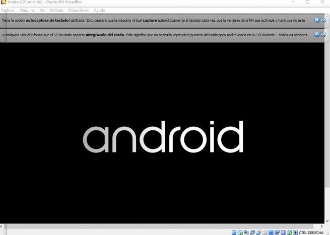 Cargando Androidx86 en VirtualBox