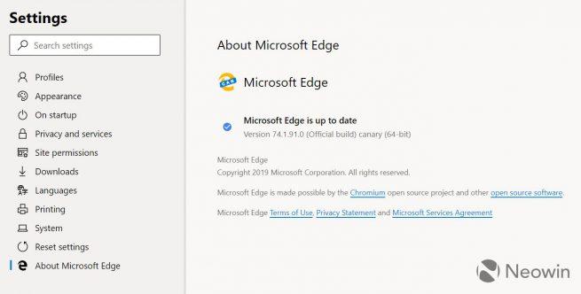 Microsoft Edge basado en Chromium - primeras capturas 5