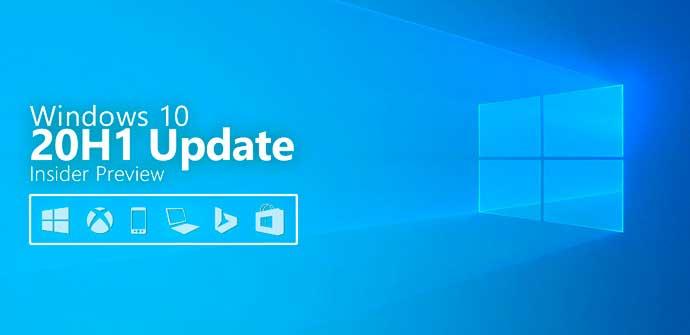 Windows 10 20H1 Insider Preview