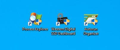 Accesos directos iconos escudo Windows 10