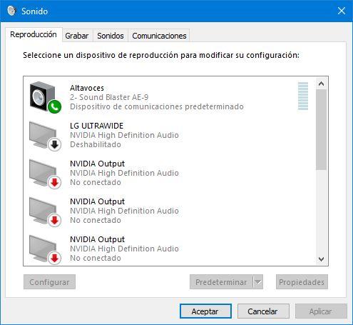 Configurar el sonido en Windows 10 - 17