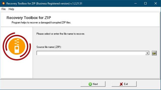 Recovery Toolbox for ZIP - 1