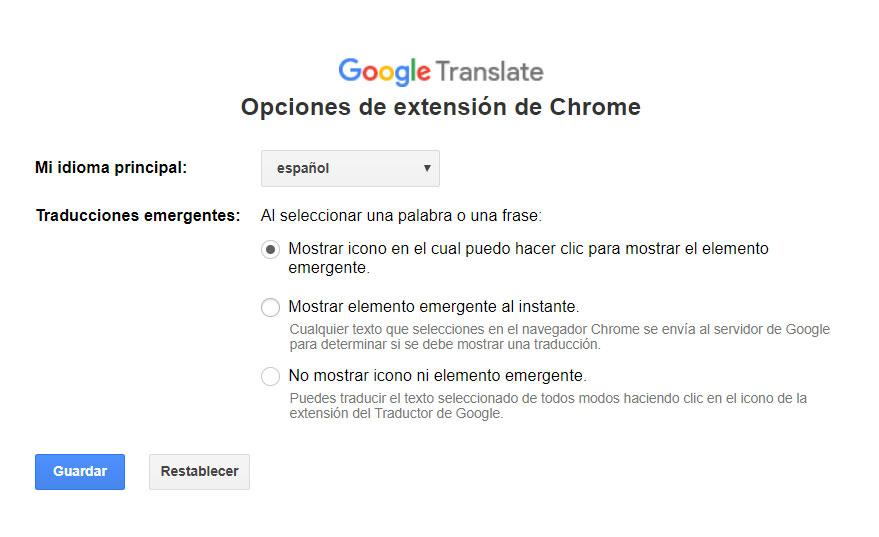Traducir Chrome