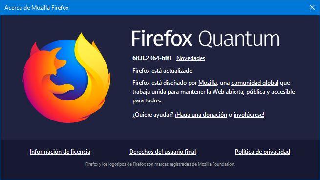 Firefox 68.0.2