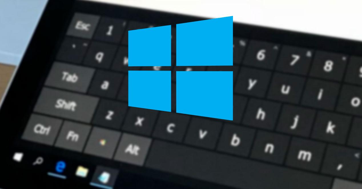 Teclado pantalla Windows 10