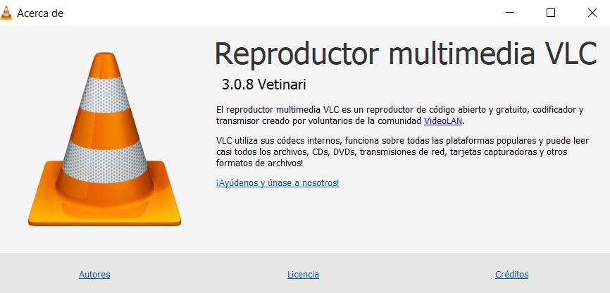 Actualización de VLC