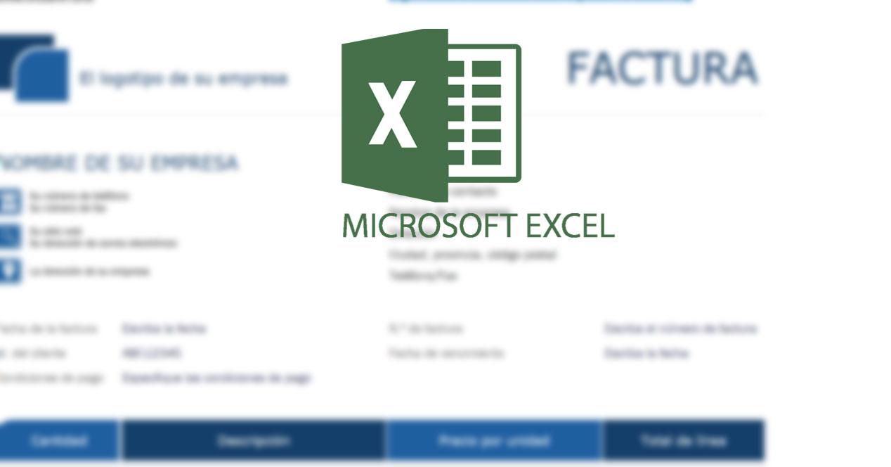 Facturas en Excel