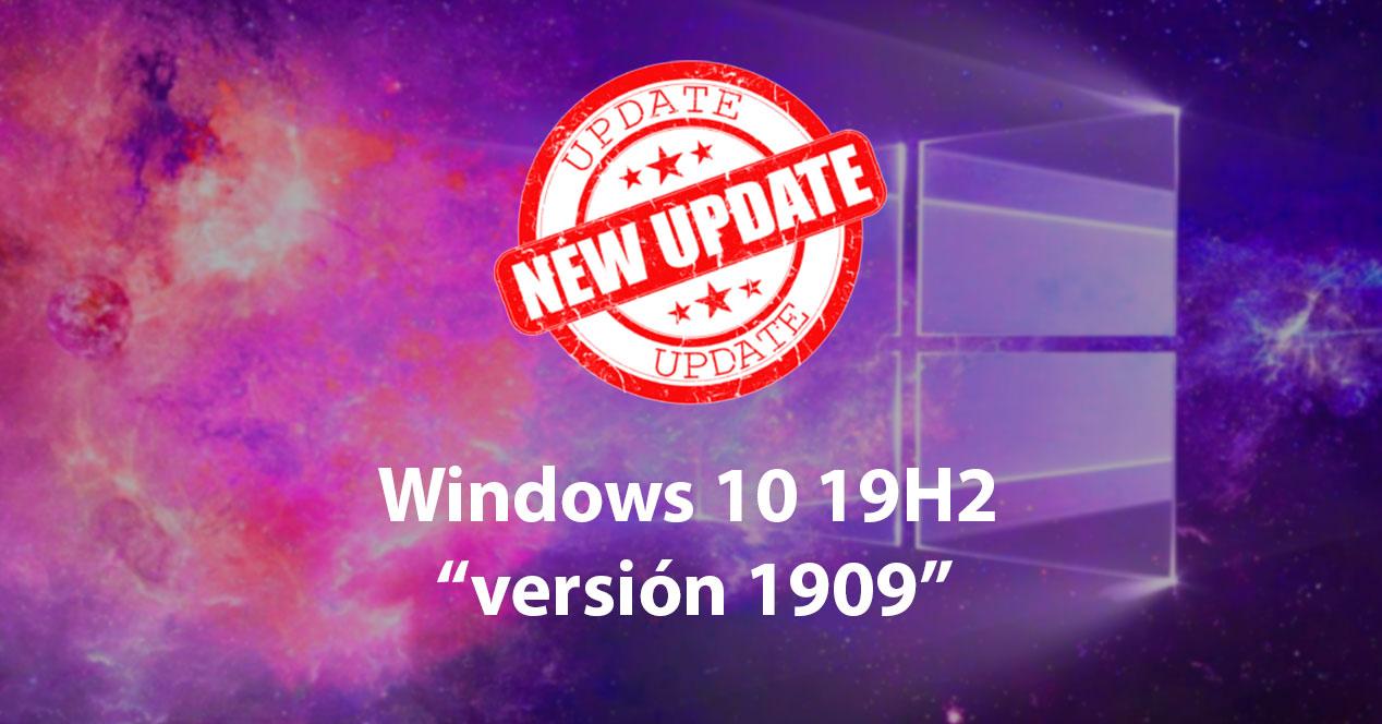 Actualización Windows 10 1909