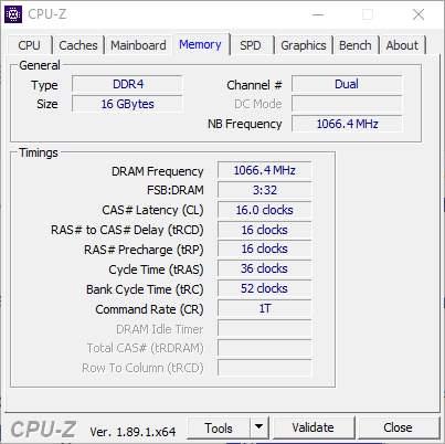CPU-Z - Datos RAM