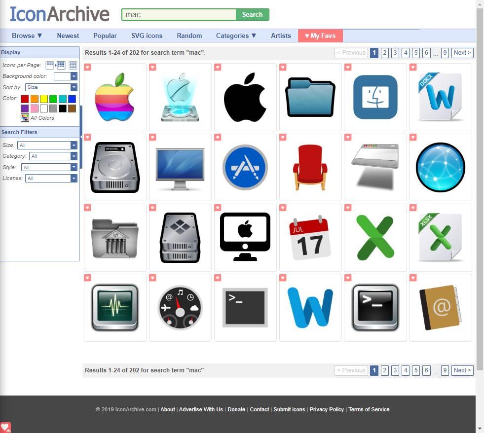 IconArchive iconos macOS