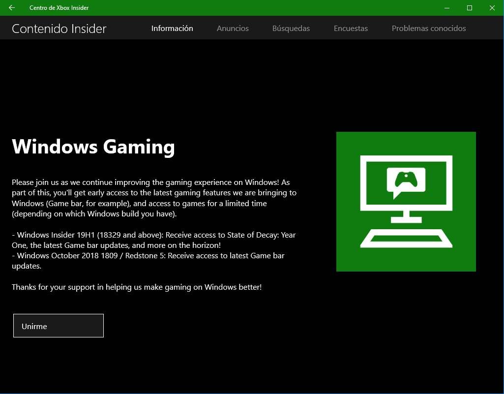 Insider Xbox Hub GameBar