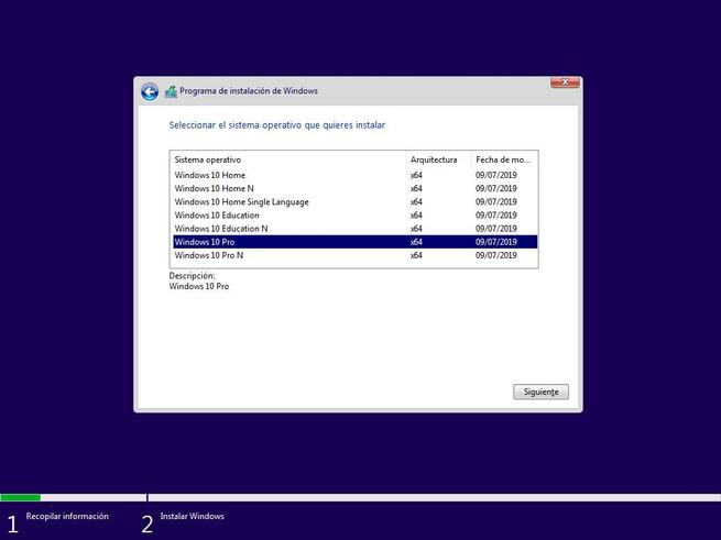 Instalar Windows 10 x64