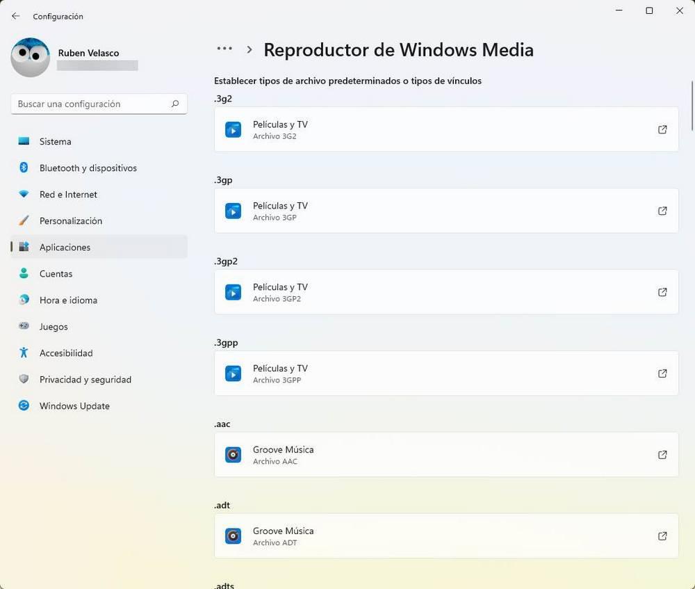Windows Media Player - Cambiar app predeterminada 2